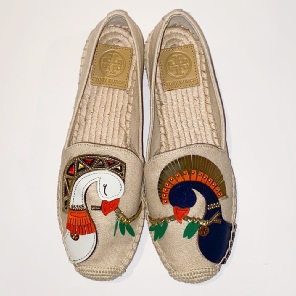 Tory Burch Parrot Espadrille Dulce de Leche